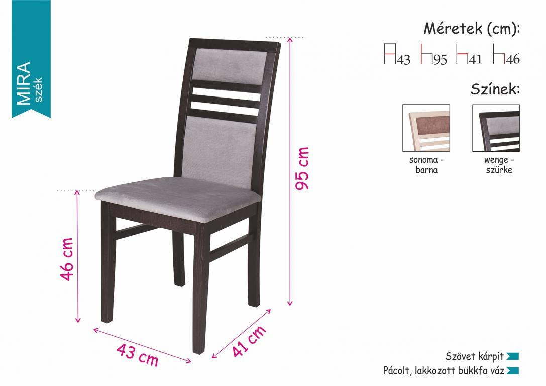 Bella étkezőgarnitúra Mira székkel - 4 személyes (DIV)