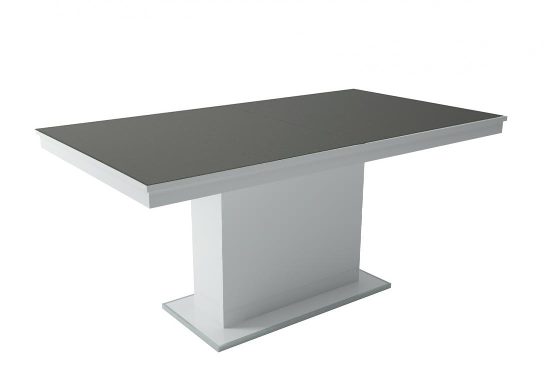 Magasfényű Flóra Plusz asztal 160x88 cm (DIV)