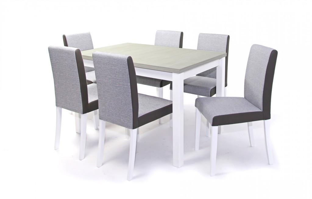 Mokka étkezőgarnitúra Kanzo székkel - 6 személyes (SZD)