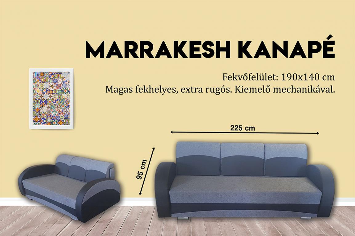 Marrakesh kanapé extra rugós (B)