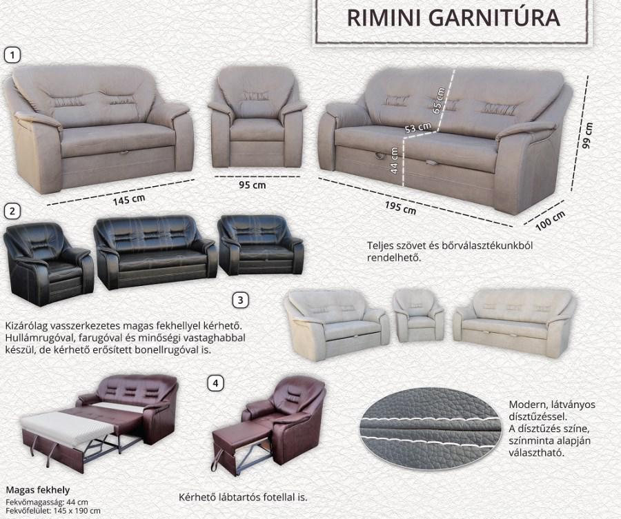 Rimini 3+2+1 ülőgarnitúra (K)