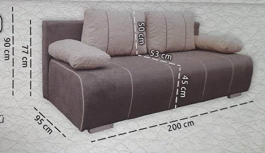Nova kanapé - extra rugós (K)