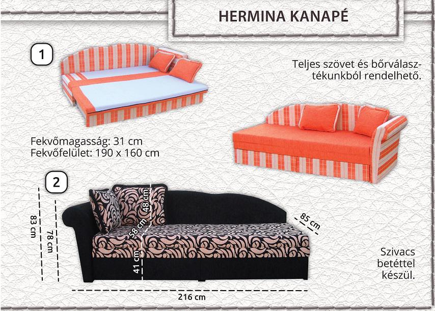 Hermina kanapé (K)