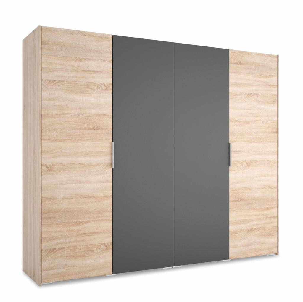Toledo harmónika ajtós gardróbszekrény - 248 cm széles (DIV)
