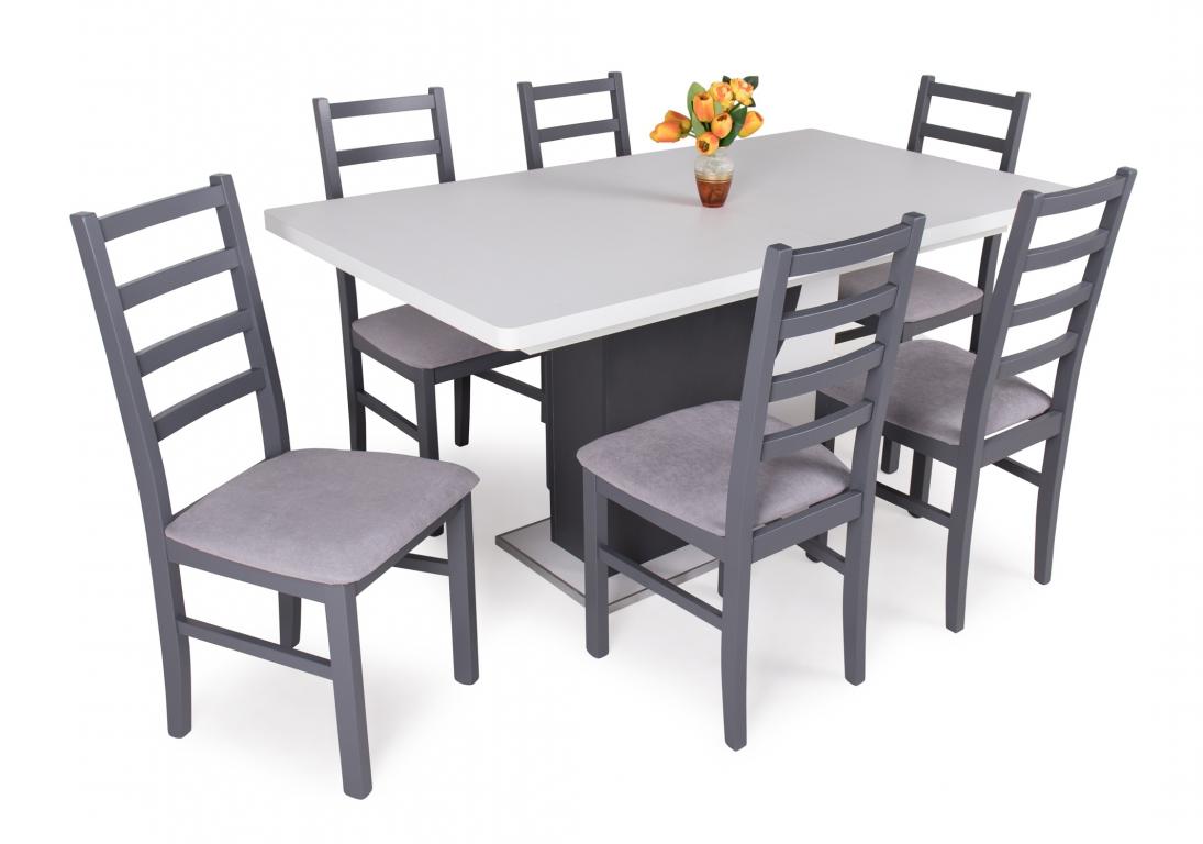 Niki étkezőgarnitúra Aliz asztallal, 6 személyes (DIV)