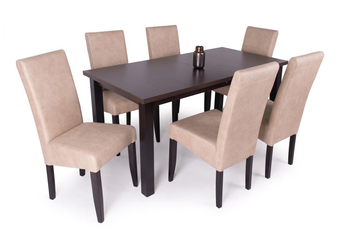 Berta Elegant étkezőgarnitúra Berta asztallal - 6 személyes (TG)