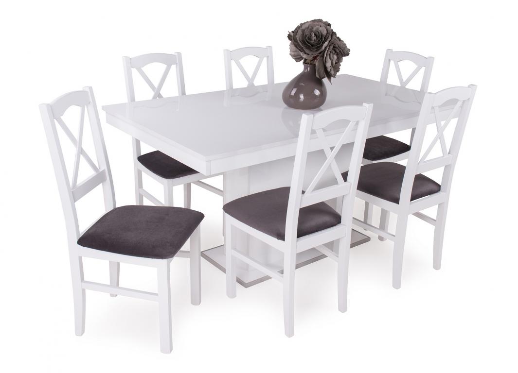 Niló étkezőgarnitúra Fényes Flóra asztallal - 6 személyes (DIV)