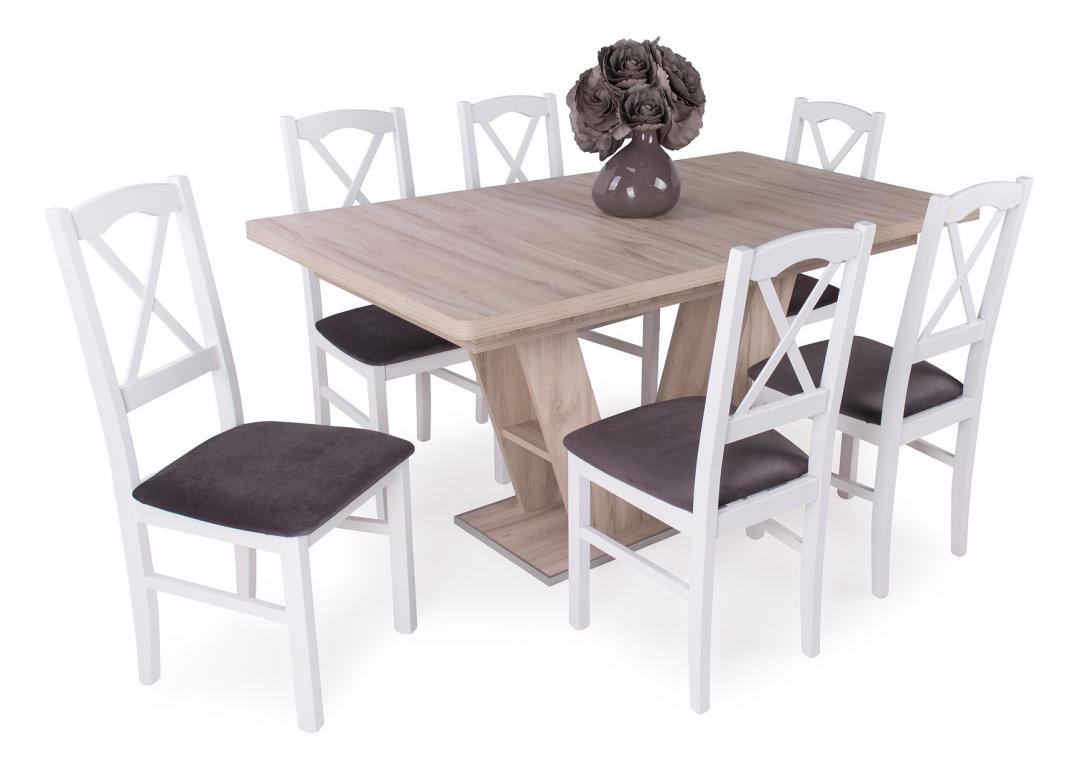 Prága étkezőgarnitúra Niló székkel - 6 személyes (DIV)