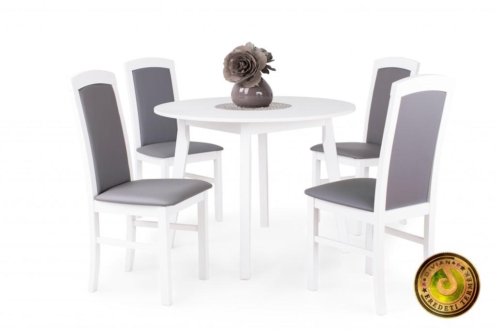 Anita kerek asztal Barbi székkel 4-személyes étkező garnitúra (DIV)