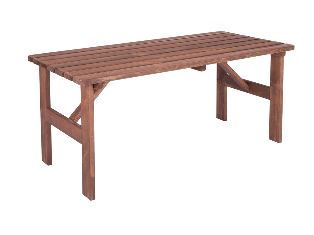 ROJAPLAST MIRIAM fenyőfából készült kerti asztal, 180 cm (* Kifutó) (RP)