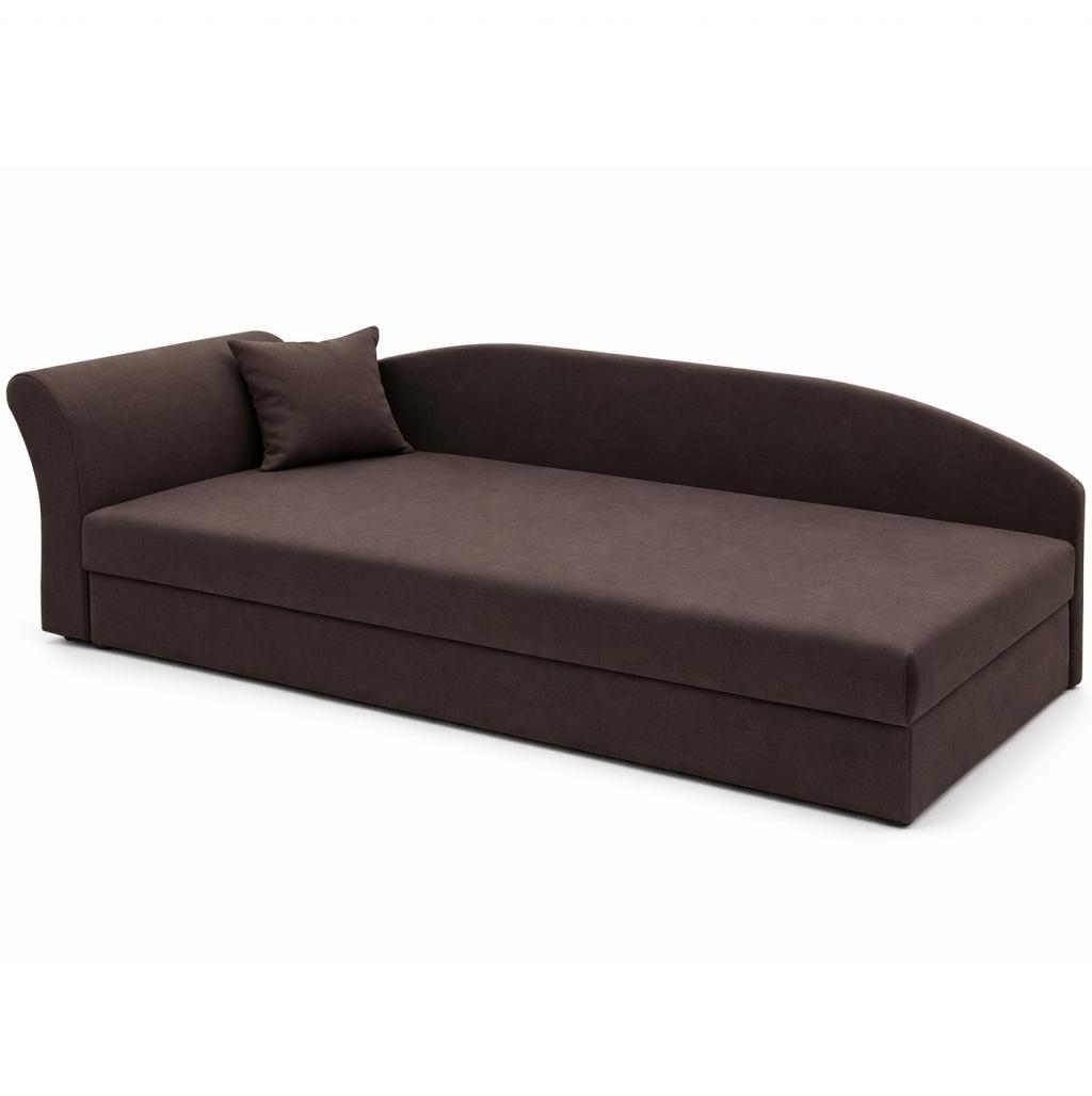 Egyszemélyes karfás-támlás heverő 10 cm szivaccsal (J)