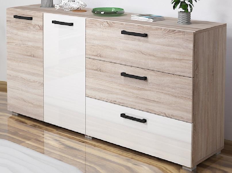 Capri magasfényű komód 160 cm (KZS)