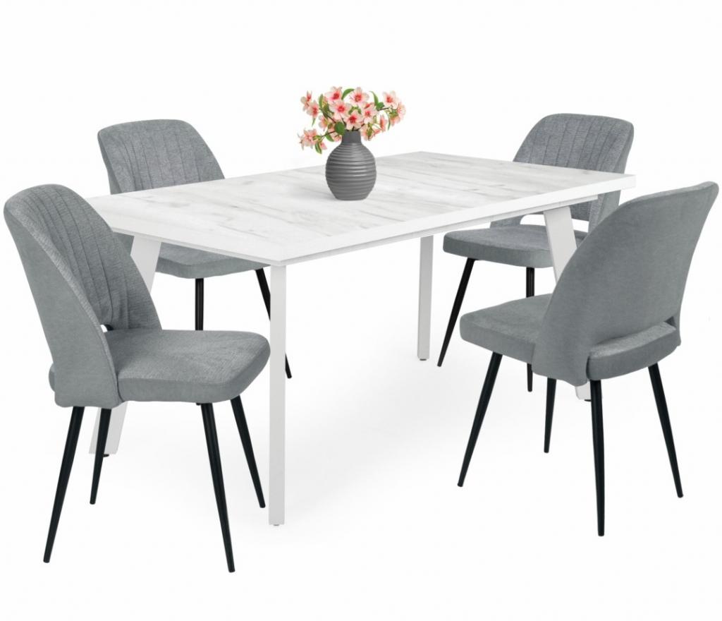 Odett étkezőgarnitúra Linett asztallal - 4 személyes (DIV)