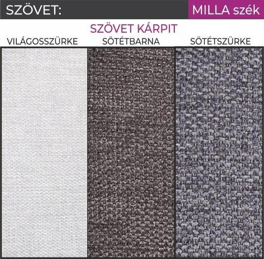 Milla étkezőgarnitúra Enzo asztallal - 4 személyes (DIV)