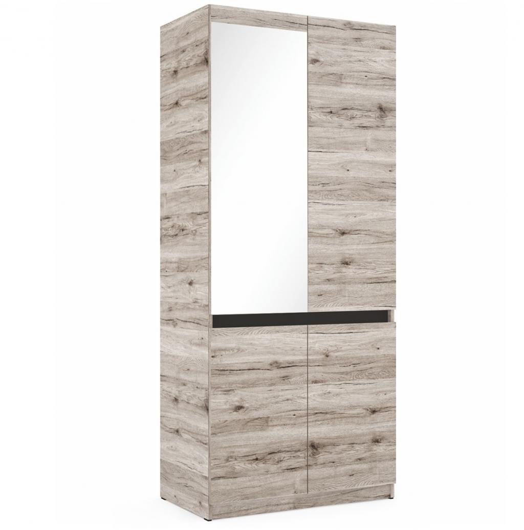 BOSS 12 - ruhás elem - bal oldalt fent tükörrel - 90 cm (DIV)