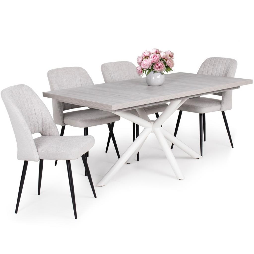 Odett étkezőgarnitúra Suzy asztallal - 4 személyes (DIV)