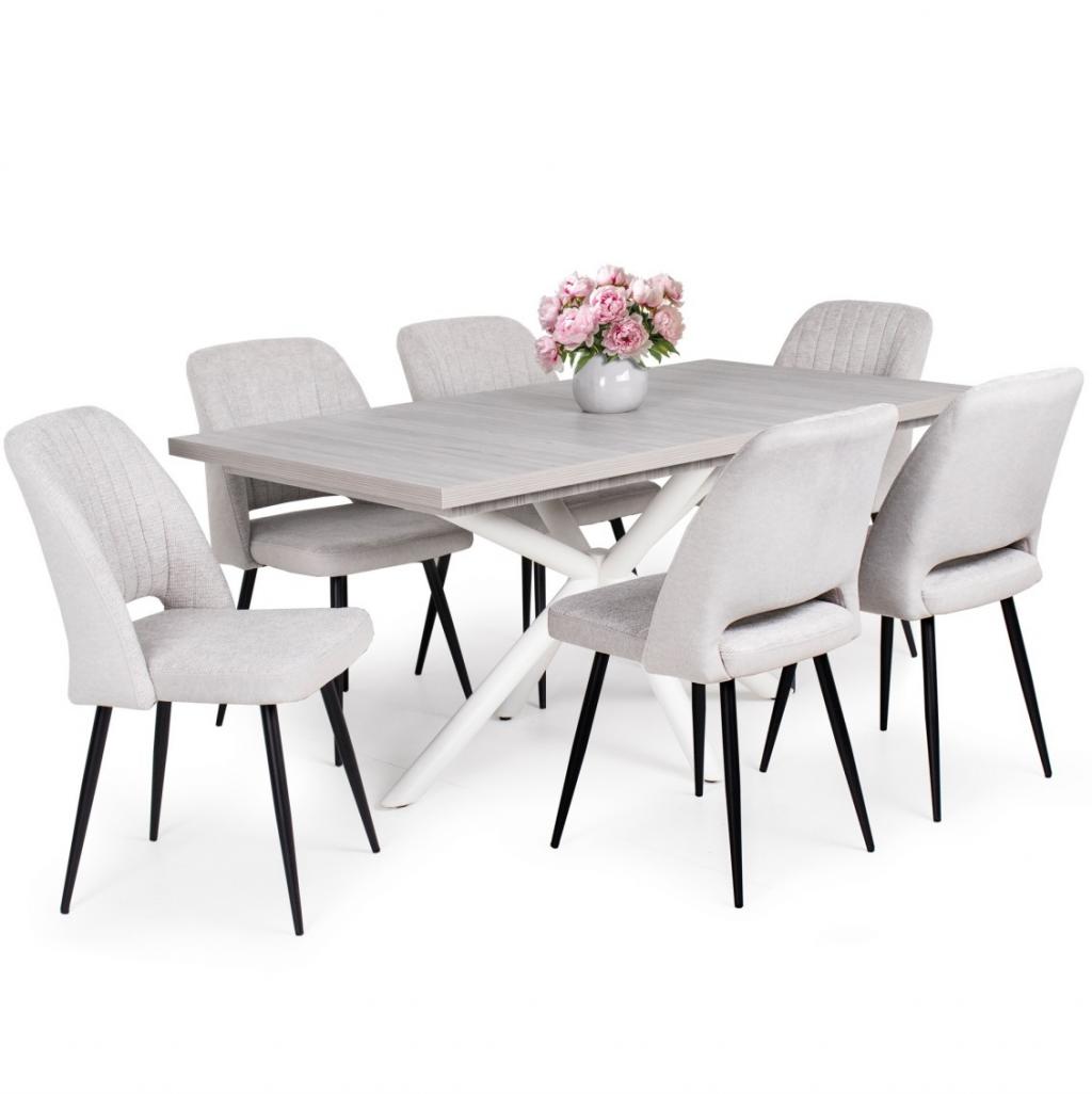 Odett étkezőgarnitúra Suzy asztallal - 6 személyes (DIV)