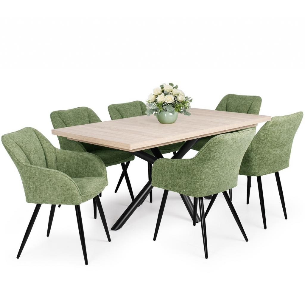 Fiesta étkezőgarnitúra Suzy asztallal - 6 személyes (DIV)