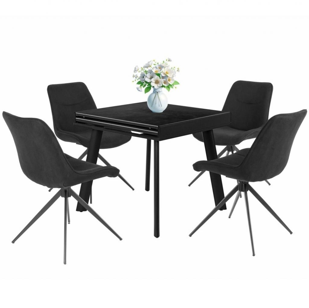 Fox étkezőgarnitúra Diaz asztallal - 4 személyes (DIV)