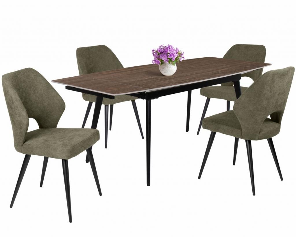 Aspen étkezőgarnitúra Rebeka asztallal - 4 személyes (DIV)