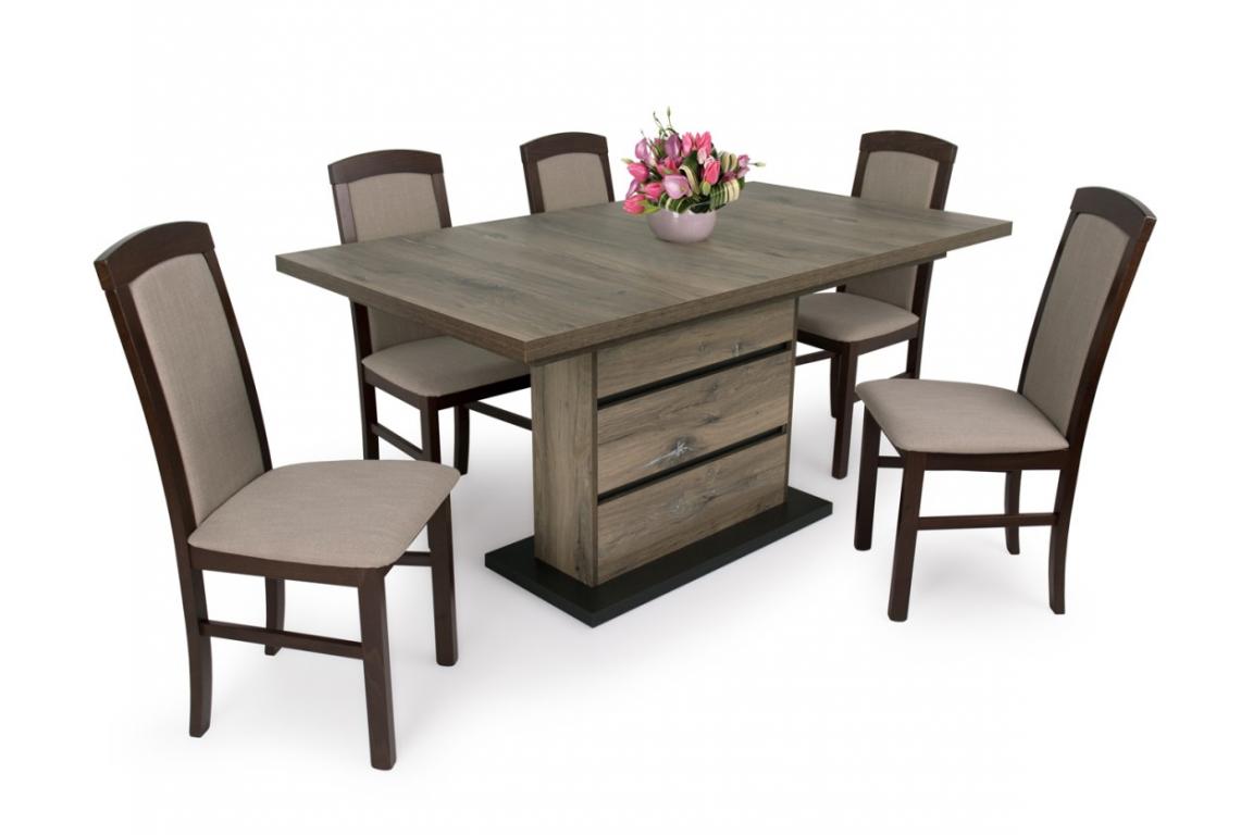 Barbi étkezőgarnitúra Rebeka asztallal - 6 személyes (DIV)