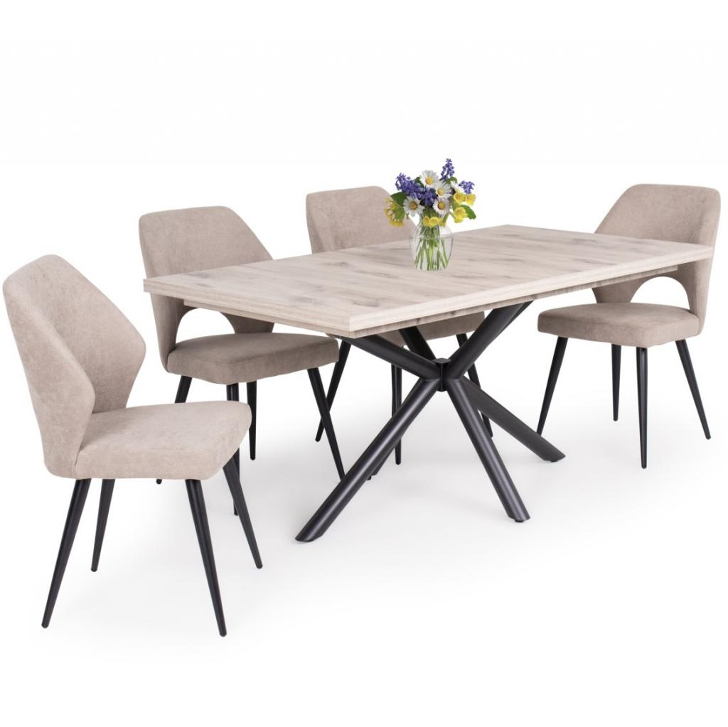 Anett étkezőgarnitúra Suzy asztallal - 6 személyes (DIV)