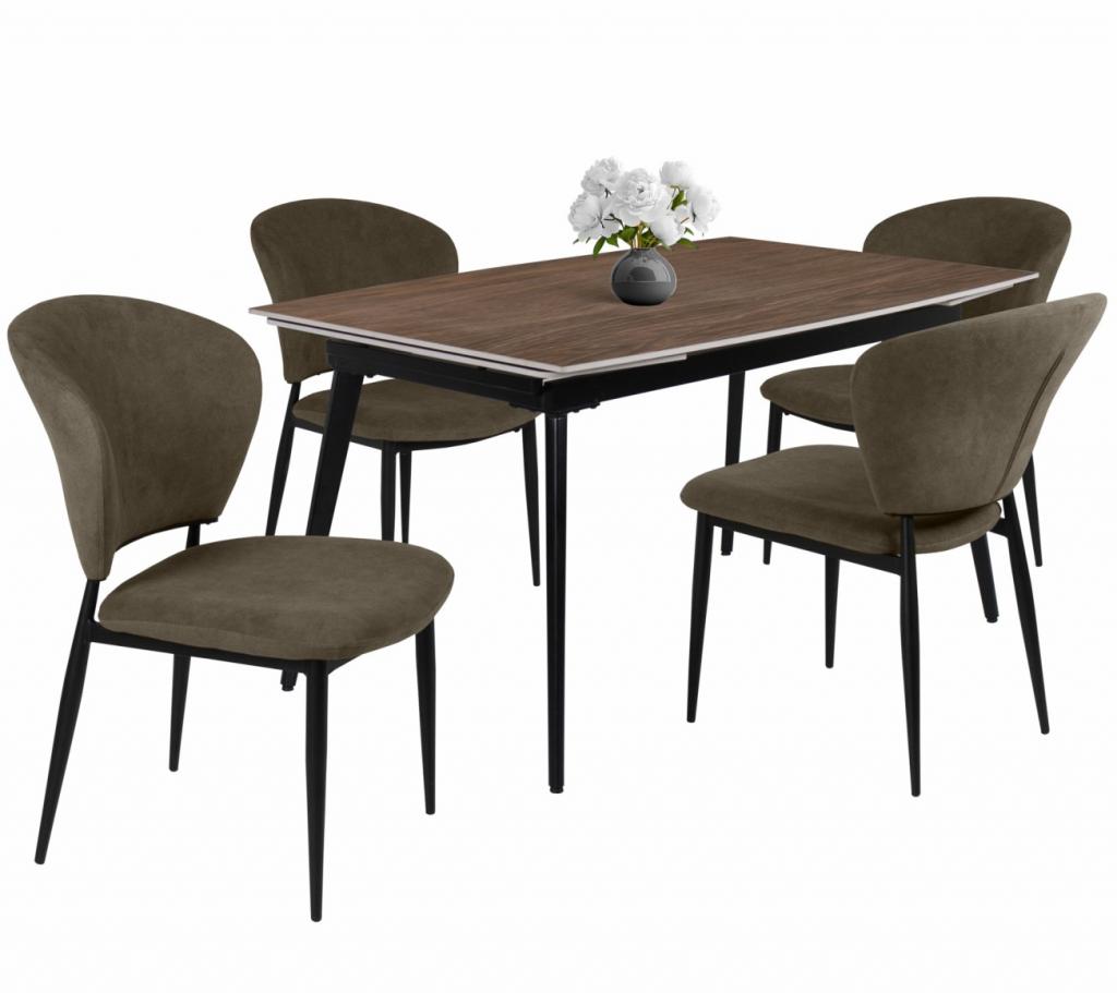 Anett étkezőgarnitúra Rebeka asztallal - 4 személyes (DIV)