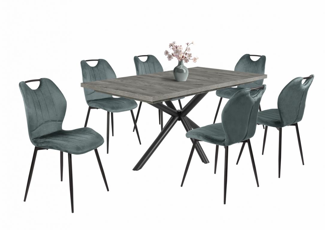 Kinga étkezőgarnitúra Suzy asztallal - 6 személyes (DIV)