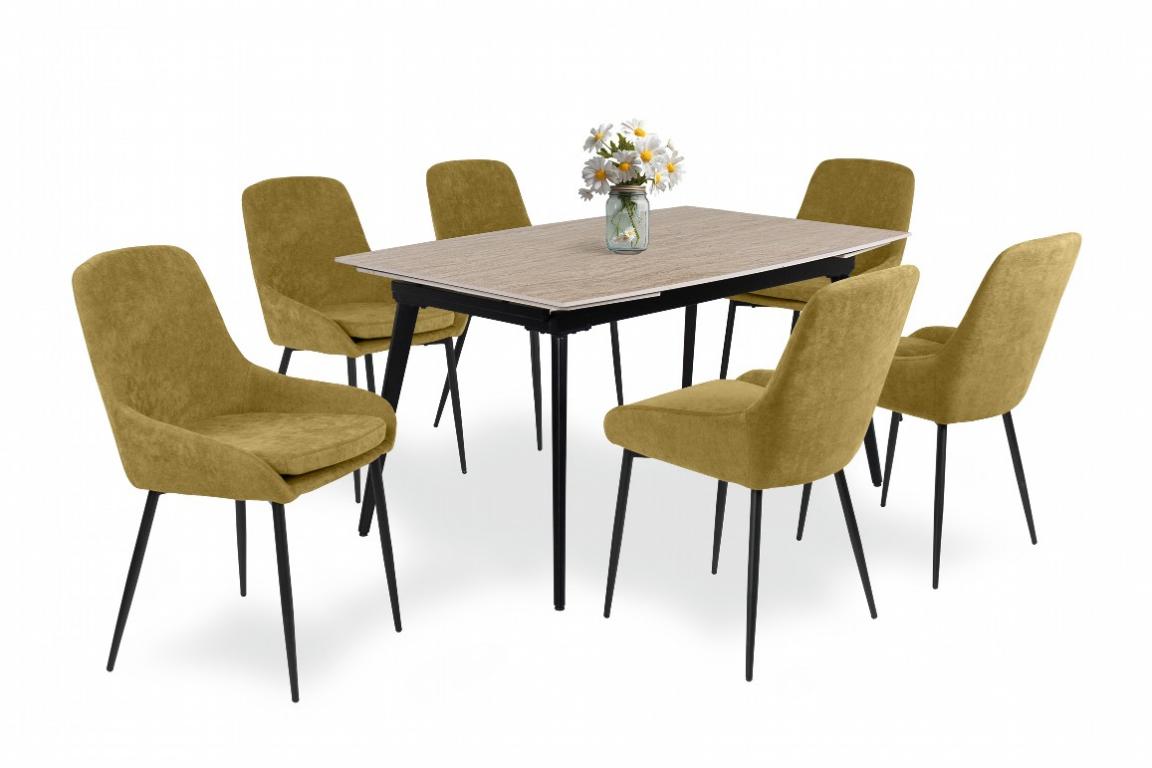 Maxim étkezőgarnitúra Rebeka asztallal - 6 személyes (DIV)