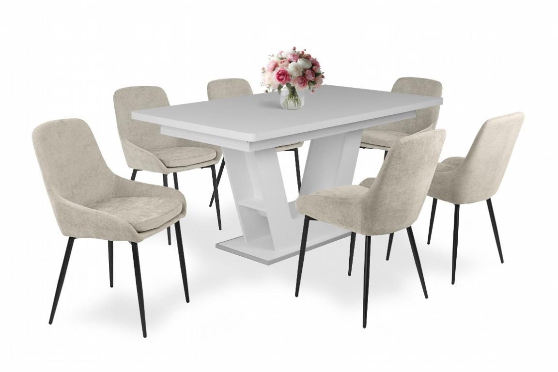 Maxim étkezőgarnitúra Prága asztallal - 6 személyes (DIV)