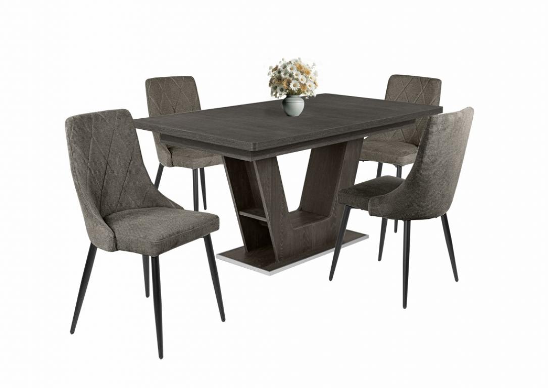 Alina étkezőgarnitúra Prága asztallal - 4 személyes (DIV)