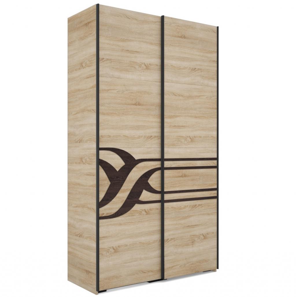 Ronin tolóajtós gardróbszekrény - 134 cm széles, 2 ajtós változat (DIV)
