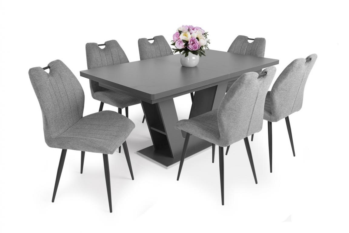 Nelly étkezőgarnitúra Prága asztallal - 6 személyes (DIV)