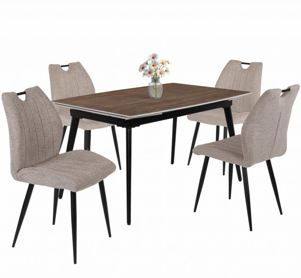 Nelly étkezőgarnitúra Rebeka asztallal - 4 személyes (DIV)