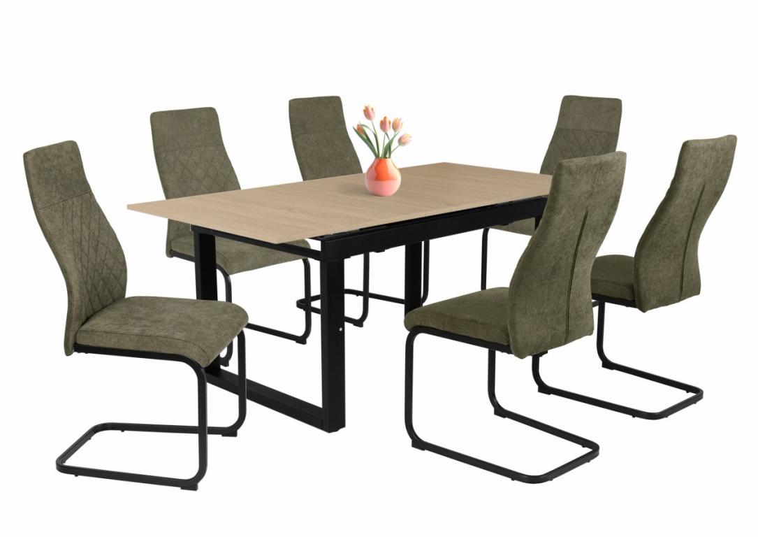 Teo étkezőgarnitúra Kornél asztallal - 6 személyes (DIV)