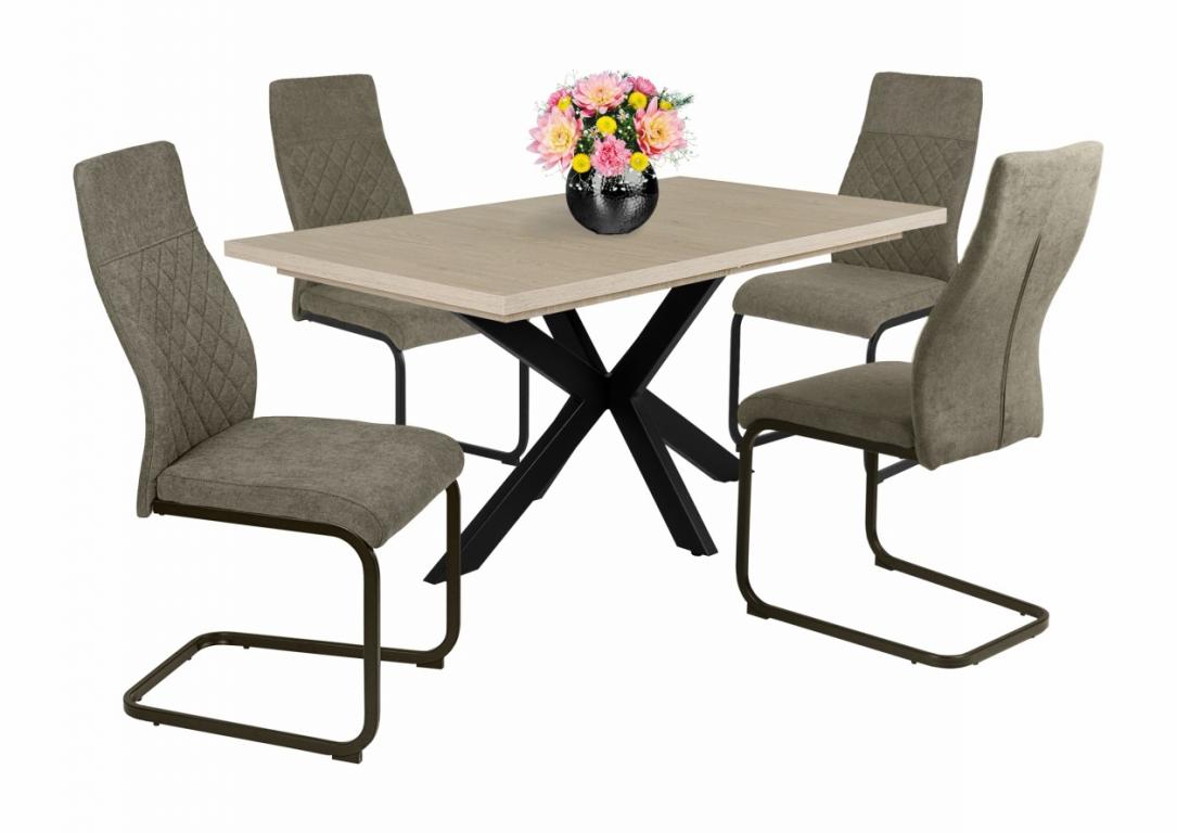 Teo étkezőgarnitúra Dorothy asztallal - 4 személyes