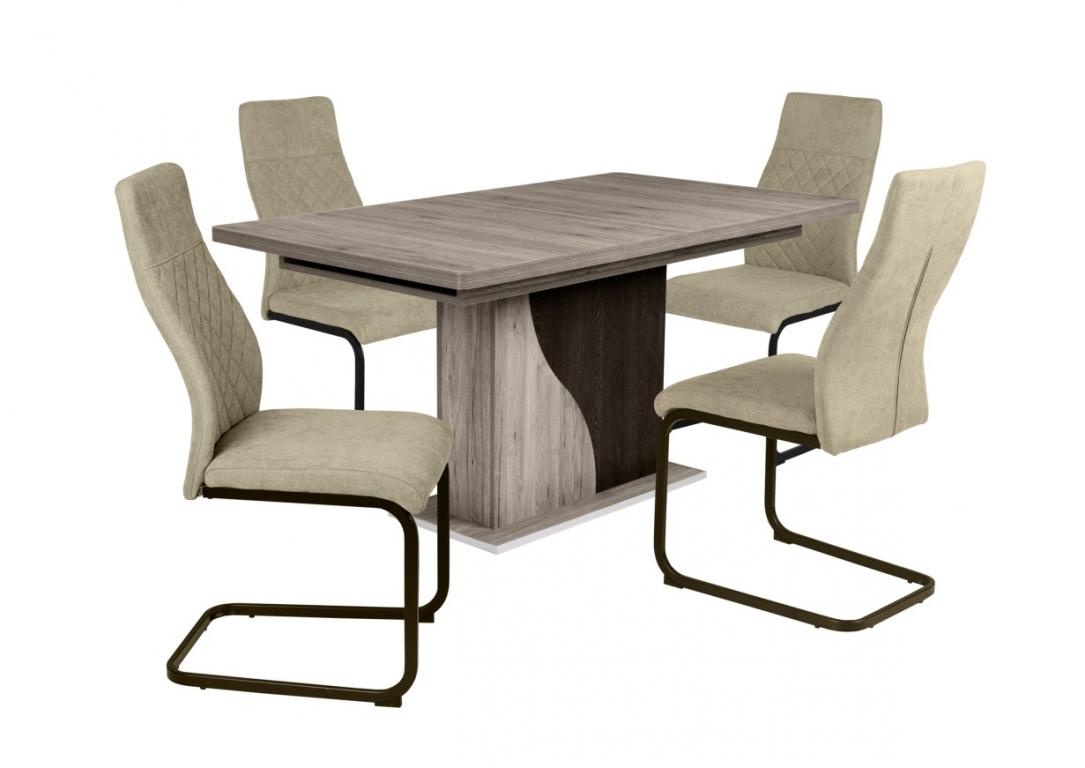 Teo étkezőgarnitúra Aliz asztallal, 4 személyes (DIV)