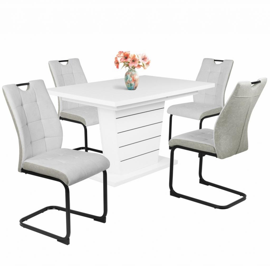 Bruno étkezőgarnitúra Fanni asztallal - 4 személyes (DIV)