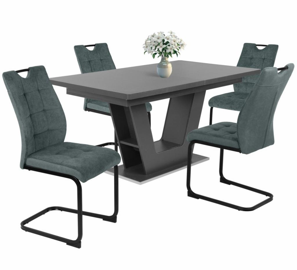 Bruno étkezőgarnitúra Prága asztallal - 4 személyes (DIV)