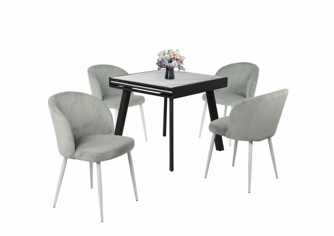 Olaf étkezőgarnitúra Diaz asztallal - 4 személyes (DIV)