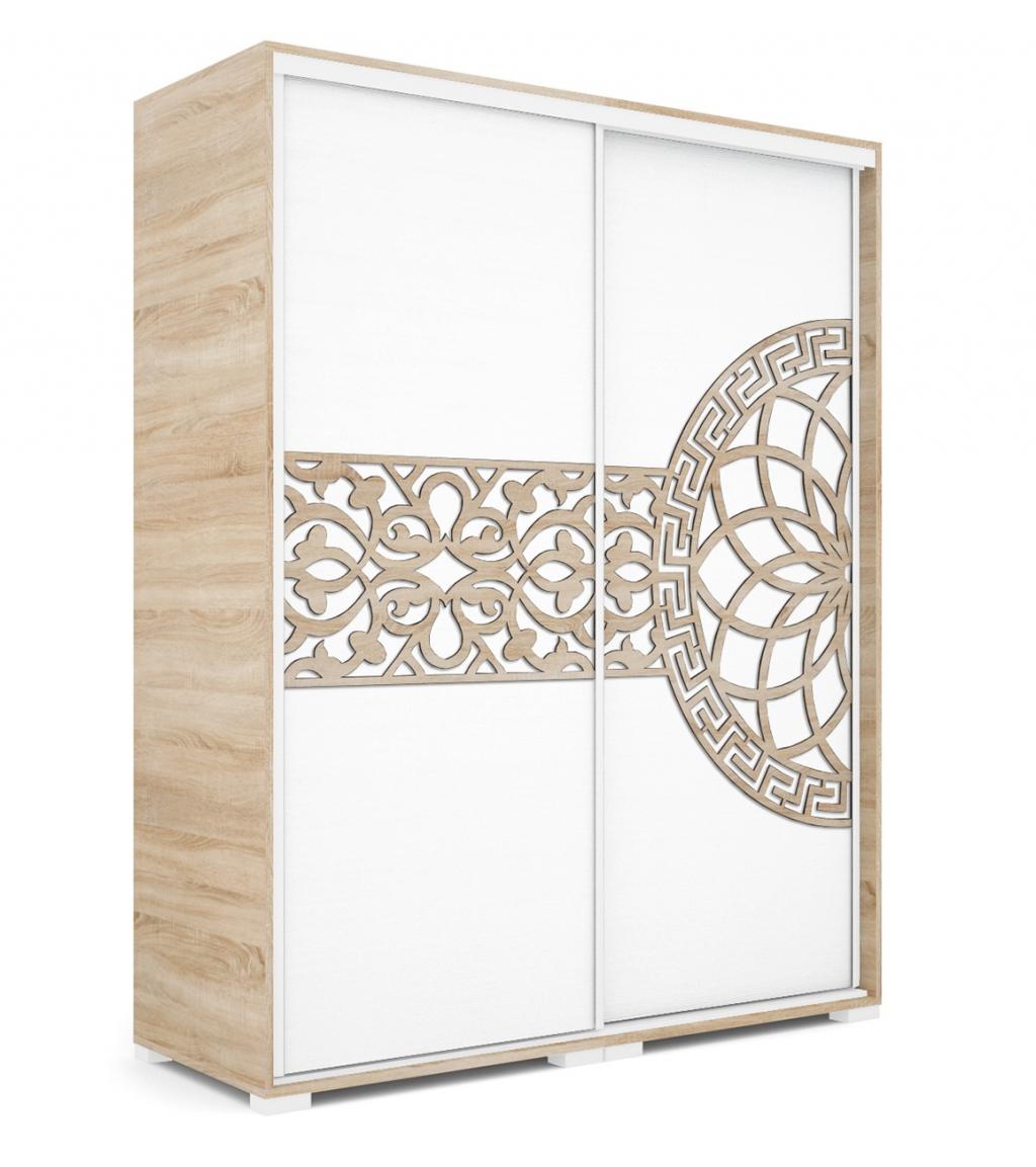 Lotus tolóajtós gardróbszekrény - 160 cm széles (DIV)