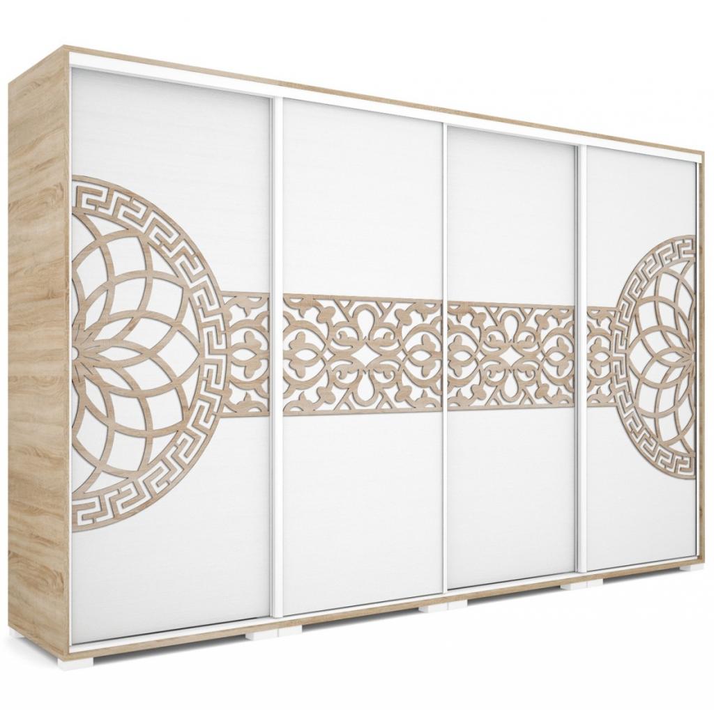 Lotus tolóajtós gardróbszekrény - 318 cm széles (DIV)