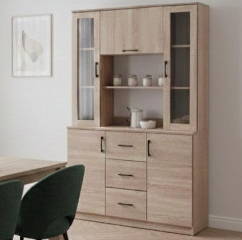 RCS-V1 tálaló szekrény, 120 cm, sonoma (KZS)