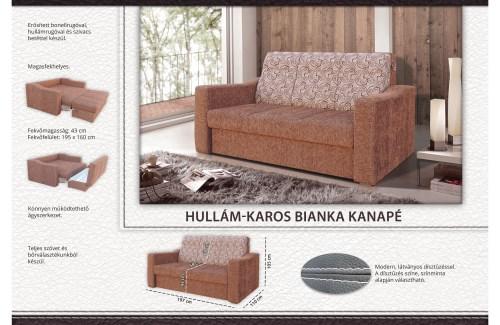 AKCIÓS Hullám karos Bianka kanapé - extra rugós (K)