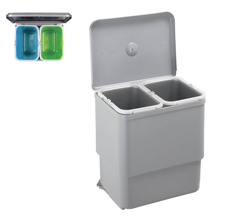 EKOTECH - Beépíthető hulladékgyűjtő SESAMO 45 - 2x8 liter (MK)