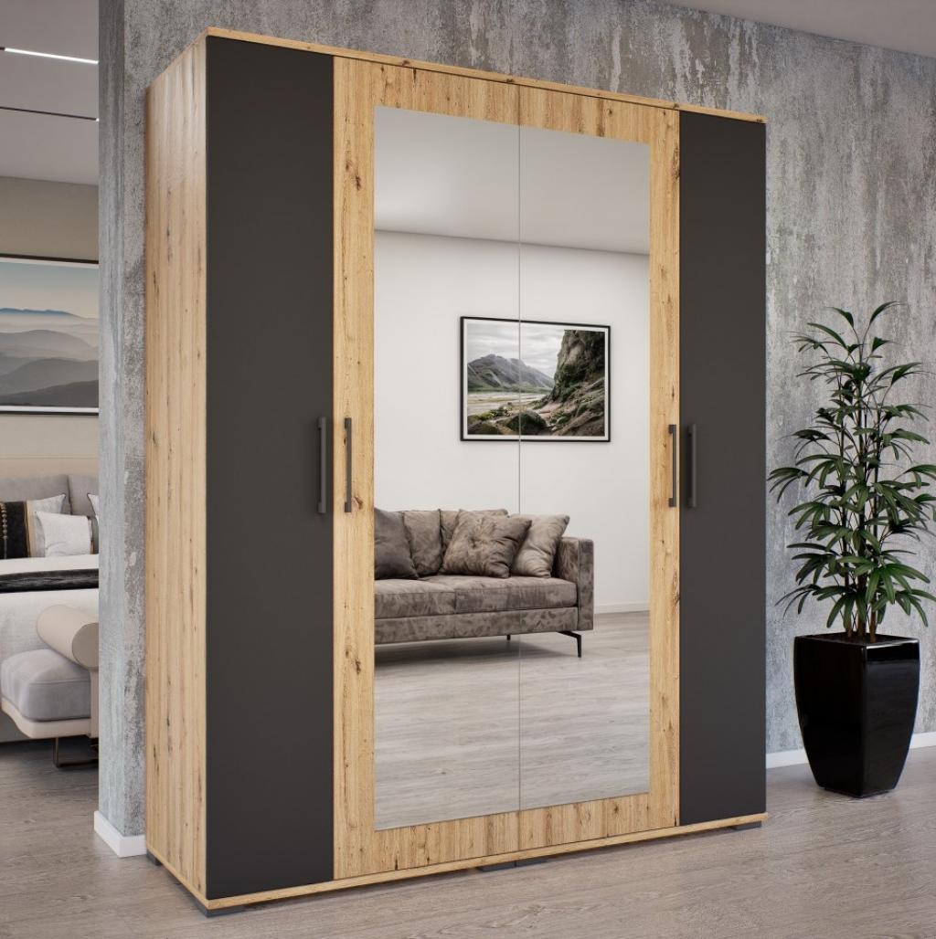 Cleopátra gardróbszekrény - 160 cm széles (TT)