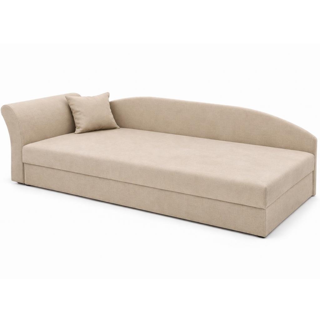 Egyszemélyes karfás-támlás heverő 10 cm szivaccsal (J)