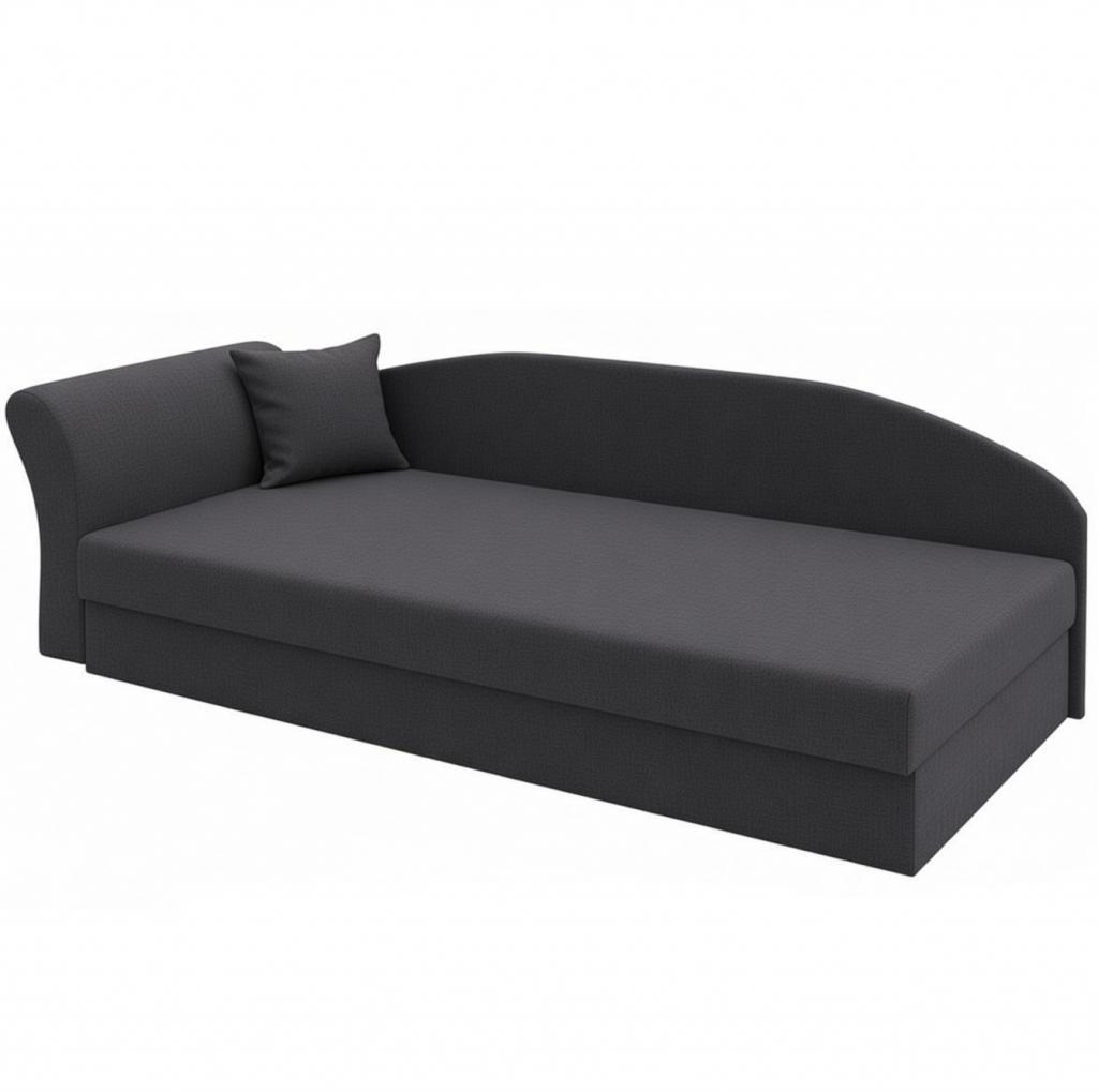 Egyszemélyes karfás-támlás heverő rugós (J)