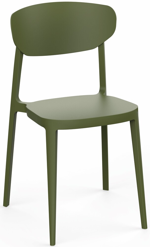 Rojaplast MARE műanyag kerti szék - Olivazöld (Olivazöld) (RP)