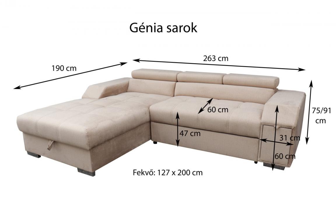 Génia sarokülő (K)